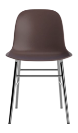 Stoel Normann Copenhagen Form Chair Chrome Brown