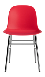 Stoel Normann Copenhagen Form Chair Chrome Bright Red