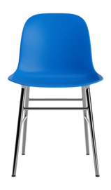 Stoel Normann Copenhagen Form Chair Chrome Bright Blue
