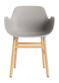 Stoel Normann Copenhagen Form Armchair Oak Warm Grey