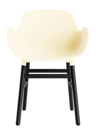 Stoel Normann Copenhagen Form Armchair Black Oak Cream