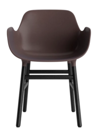 Stoel Normann Copenhagen Form Armchair Black Oak Brown