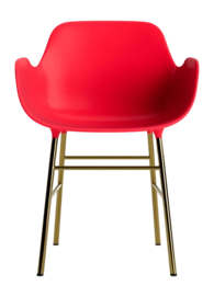 2---normann-copenhagen-spisebordsstol-normann-copenhagen-form-armchair-steel-brass-bright-red-7058035