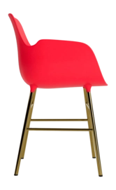 3---normann-copenhagen-spisebordsstol-normann-copenhagen-form-armchair-steel-brass-bright-red-1002713