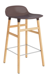 Barstoel Normann Copenhagen Form Barstool 65 cm Oak Brown