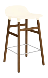 Barstoel Normann Copenhagen Form Barstool 65 cm Walnut Cream