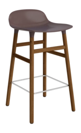 Barstoel Normann Copenhagen Form Barstool 65 cm Walnut Brown