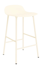 Barstoel Normann Copenhagen Form Barstool 65 cm Steel Cream