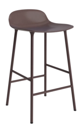 Barstoel Normann Copenhagen Form Barstool 65 cm Steel Brown