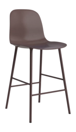 Barstoel Normann Copenhagen Form Bar Chair 65 cm Steel Brown