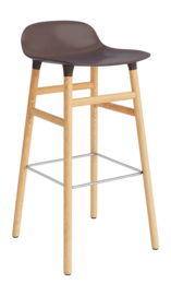 Barstoel Normann Copenhagen Form Barstool 75 cm Oak Brown