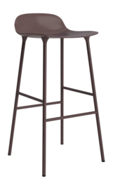 Barstoel Normann Copenhagen Form Barstool 75 cm Steel Brown