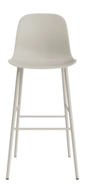 Barstuhl Normann Copenhagen Form Bar Stool 75 cm Light Grey Steel