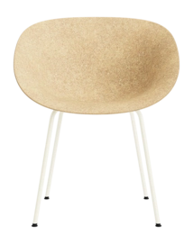 Stoel Normann Copenhagen Mat Armchair Cream Steel Hemp