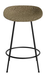 Barstoel Normann Copenhagen Mat Barstool 65 cm Black Steel Seaweed