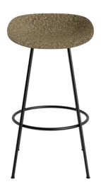Barstoel Normann Copenhagen Mat Barstool 75 cm Black Steel Seaweed