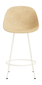 Barstuhl Normann Copenhagen Mat Bar Chair 65 cm Hemp / Cream Steel