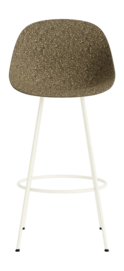 Barstoel Normann Copenhagen Mat Bar Chair 75 cm Cream Steel Seaweed