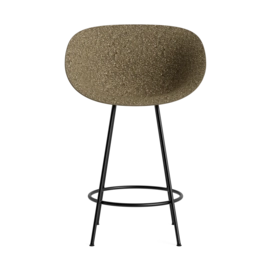 Barstoel Normann Copenhagen Mat Bar Armchair 65 cm Black Steel Seaweed