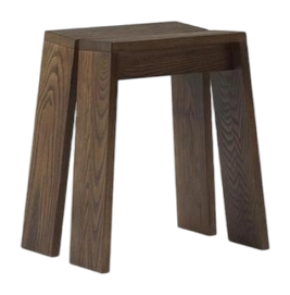 Kruk Normann Copenhagen Let Stool Brown Stained Ash