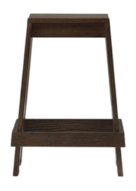 Barstoel Normann Copenhagen Let Barstool 65 cm Brown Stained Ash
