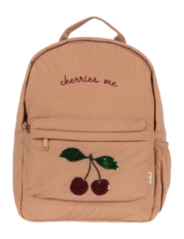 Rugzak Konges Sløjd Juno Quilted Sequin Backpack Midi Cherry