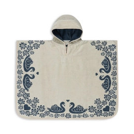 Poncho de Bain Konges Sløjd Poncho Terry Broderie Gots Cygne (3-4 Ans)