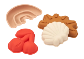Jeu Gill Moules à Sable 4-Pack Liewood Cherries / Apple Blossom