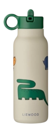 Waterfles Liewood Kids Falk 350 ml Dinosaurs Mist