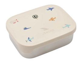 Brotdose Liewood Arthur Printed Lunchbox Aviator / Ecru