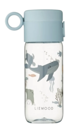 Wasserflasche Liewood Clemence Tritan Bottle Sea Creature / Light Blue 350 ml
