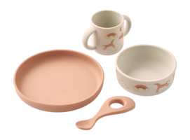 Essservice Liewood Vivi Printed Dream / Ecru (4-teilig)