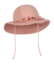 Badehut Konges Sløjd Fleuri Swim Hat Powder Pink (2-4 Jahre)