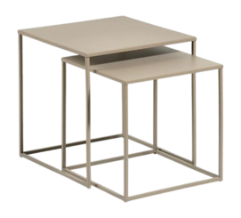 Bijzettafel Villa Collection Ank Sand (Set van 2)