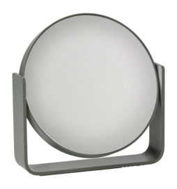 Specchio trucco Zone Denmark Ume h 19, Zoom 5X, Verde oliva