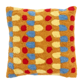 Sierkussen Villa Collection Styles Amber Red Blue Yellow 45 x 45 cm