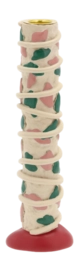 Kaarshouder Villa Collection Dots Styles Rose Green 21 cm