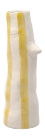 Vase Villa Collection Beak & Eyelashes Styles Yellow 34 cm 25