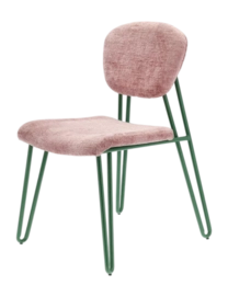 Stoel Villa Collection Styles Green Rose 55 x 43 x 82 cm