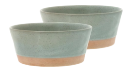 Bol Villa Collection Evig Green 15 x 6,5 cm (Lot de 2)