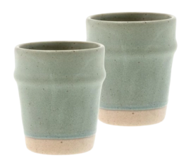 Espresso Mug Villa Collection Eternal Green 10 cl (Set of 2)