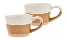 Mug Villa Collection Eternal Amber Cream 0.3 L (Set of 2)