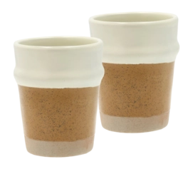 Tasse Villa Collection Evig Amber Cream 0.35 L (Lot de 2)