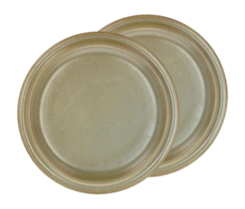 Lunchbord Villa Collection Evig Brown 20 cm (Set van 2)