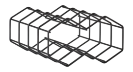 Wine Rack Zone Denmark Rocks Black 19.5 cm
