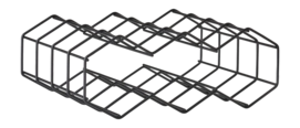 Wine Rack Zone Denmark Rocks Black 28.8 cm