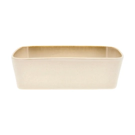 Plat et Saladier Bitz Gastro Rectangular Cream Cream 28 x 21 cm (2 Pièces)