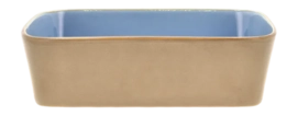 Plat et Saladier Bitz Gastro Rectangular Wood Ocean 28 x 21 cm (2 Pièces)