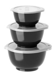 Mixing Bowl Set Rosti Margrethe Mini Carbon Black (Set of 3)
