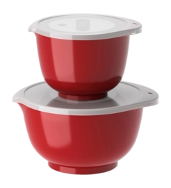 Mixing Bowl Set Rosti Margrethe Red 1.5 + 3.0 L (2-piece)